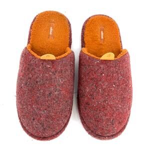 Allbirds Wool Dwellers Orange Pink Quilted Merino Wool Mule Slippers W13/M11-A12